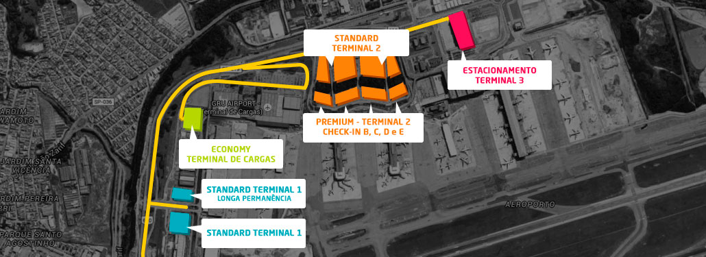 Estacionamento Interno Do Aeroporto Afonso Pena - Aeroporto Afonso Pena ...